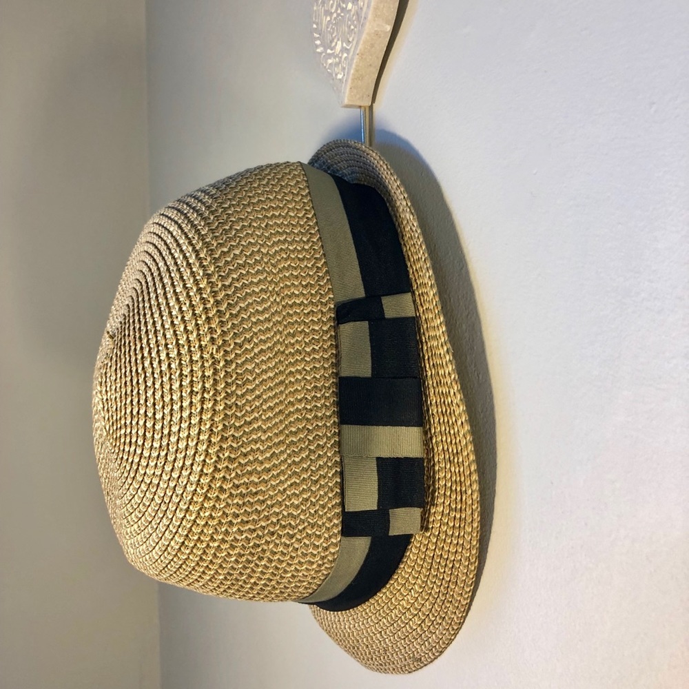 Bow bucket straw hat